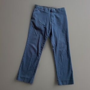 Banana Republic Men's 32x30 Navy Aiden Fit Stretch Chino Pants Slim